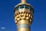 تعویض پرچم گنبد حرم امام رضا(ع)
