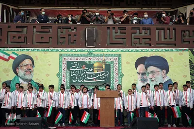 برگزاری جشن پیروری رئیسی در میدان امام حسین(ع)