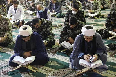 محفل انس با قرآن در مرکز آموزش پدافند هوایی سمنان