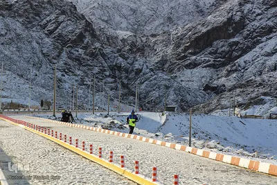 نخستین برف زمستانی در خراسان‌جنوبی