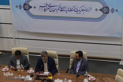 نشست خبری معاون فرهنگی آستان مقدس احمدی و محمدی (ع)‎‎