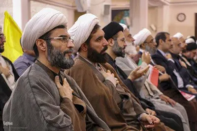 تجمع حوزویان شیراز در محکومیت جنایات صهیونیست‌ها‎
