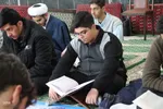کرسی تلاوت قرآن به مناسبت دهه فجر در شهر سامن