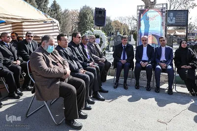 
مراسم خاکسپاری سفیر سابق فلسطین در بهشت زهرا

