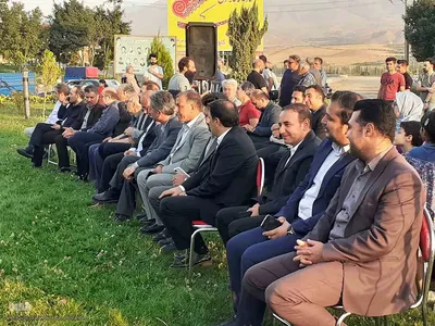 آیین اهتزاز پرچم جشنواره ملی تئاتر کوتاه ارسباران در اهر