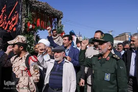 مراسم تشییع پیکر مطهر شهید مدافع حرم، سردار «داوود جعفری»