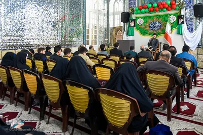 مراسم غبارروبی گلزار شهدای امامزاده محمد(ع) کرج با حضور قرآنیان بسیجی البرز‎
