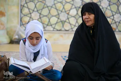آیین جزء خواني قرآن‌کریم در آستان امامزاده عبدالله(ع)شهرری