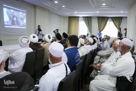 دیدار صمیمی سرپرست حجاج ایرانی با زائران کشورمان در مکه مکرمه