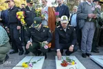 جشن مبعث و گلباران مزار شهدای انقلاب در گلستان شهدای اصفهان