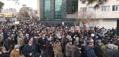 تشییع پیکر پاک ۲ شهید گمنام در خراسان جنوبی