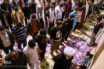 مراسم اعتکاف دانشجویی در دانشگاه تهران