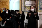لحظه تحویل سال در حرم مطهر رضوی
