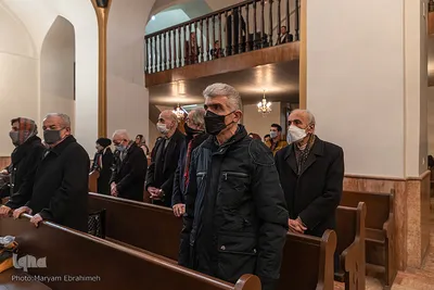 مراسم غسل تعمید در کلیسای مریم مقدس تبریز