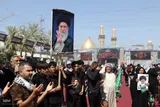 تشییع پیکر مطهر رهبر شهید در کربلا