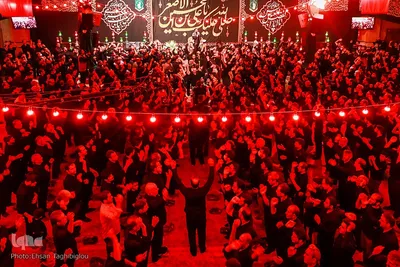 حسینیه ایران؛ عزاداری شب هشتم محرم در زنجان‎‎