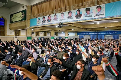 دیدار دانش‌آموزان سراسر کشور با رهبر انقلاب اسلامی