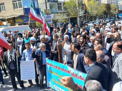 تجمع مردمی تا فتح قدس در شهرستان ملایر