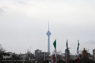 بارش باران در تهران 