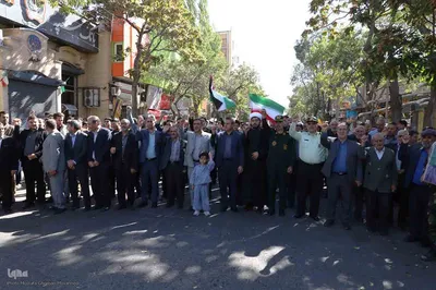 راهپیمایی بشارت نصر در شهرستان اهر