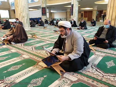 مراسم ختم قرآن به مناسبت ایام شهادت حضرت فاطمه(س) در اهر