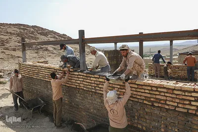 حضور اردوی جهادی اراک در روستای بهادرستان
