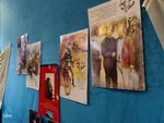 اعتکاف دانش‌آموزان دختر در مسجد سیدالشهدا(ع) خمینی‌شهر
