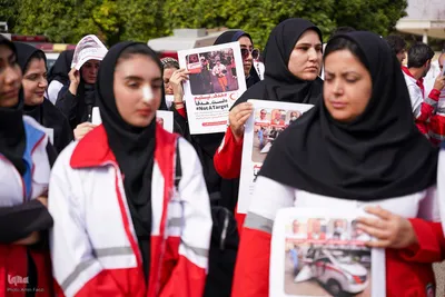 تجمع داوطلبان، امدادگران و کادر درمان جمعیت هلال‌احمر استان فارس‎