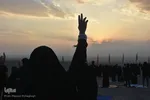 عزاداری عصر عاشورا در صحرا - سمنان