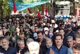 فیلم | پیاده‌روی جاماندگان اربعین حسینی در بجنورد
