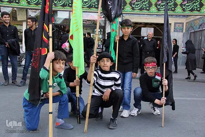 دسته بزرگ عزاداری حسینیه اعظم زنجان در روز تاسوعا