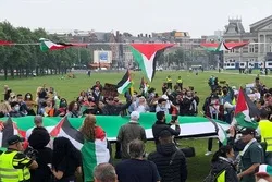 Hollandiyada Fələstinə dəstək aksiyası keçirilib