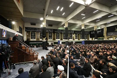مراسم عزاداری شام غریبان در حسینیه امام خمینی(ره)