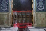 اولین برف زمستانی در قم