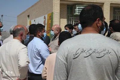 بازدید قالیباف از اردوی جهادی شهید کاظمی آشتیانی