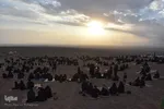 عزاداری عصر عاشورا در صحرا - سمنان