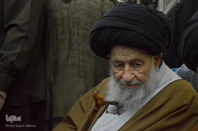 مراسم چهلمین روز ارتحال آیت الله شاه آبادی در قم