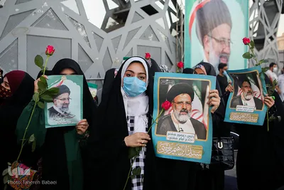 برگزاری جشن پیروری رئیسی در میدان امام حسین(ع)