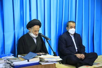 دیدار عیدانه استاندار خراسان‌جنوبی با حجت‌الاسلام عبادی