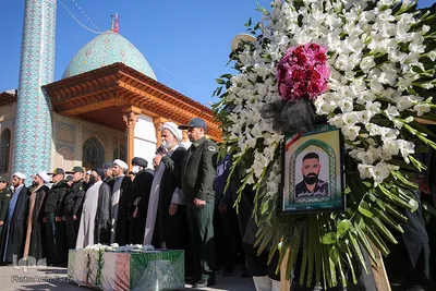 تشییع شهید مدافع امنیت محمود هوشمند خلاری