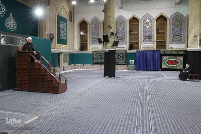 مراسم عزاداری شب شهادت حضرت زهرا (س) در حسینیه امام خمینی(ره)