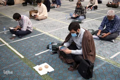 مراسم معنوی قرائت دعای «عرفه» در دانشگاه تهران