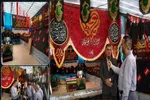 موکب فرهنگ و هنر مرز باشماق در استقبال از زائران اربعین
