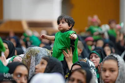 مراسم شیرخوارگان در حرم مطهر شاهچراغ(ع)