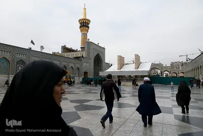 تشرف کاروان اهل سنت به حرم رضوی