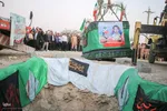 جابه‌جایی مزار شهید جواد رضایی در کازرون