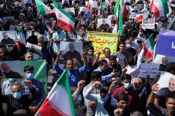 راهپیمایی گلستانی‌ها در محکومیت حادثه تروریستی شیراز