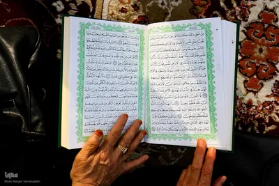 آیین جزءخوانی قرآن کریم در چهارباغ اصفهان