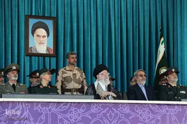 حضور رهبر معظم انقلاب در مراسم دانش‌آموختگی،دانشجویان دانشگاه علوم انتظامی