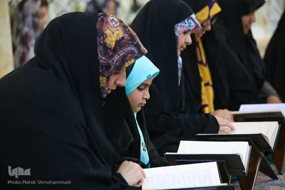 آیین جزء خواني قرآن‌کریم در آستان امامزاده عبدالله(ع)شهرری